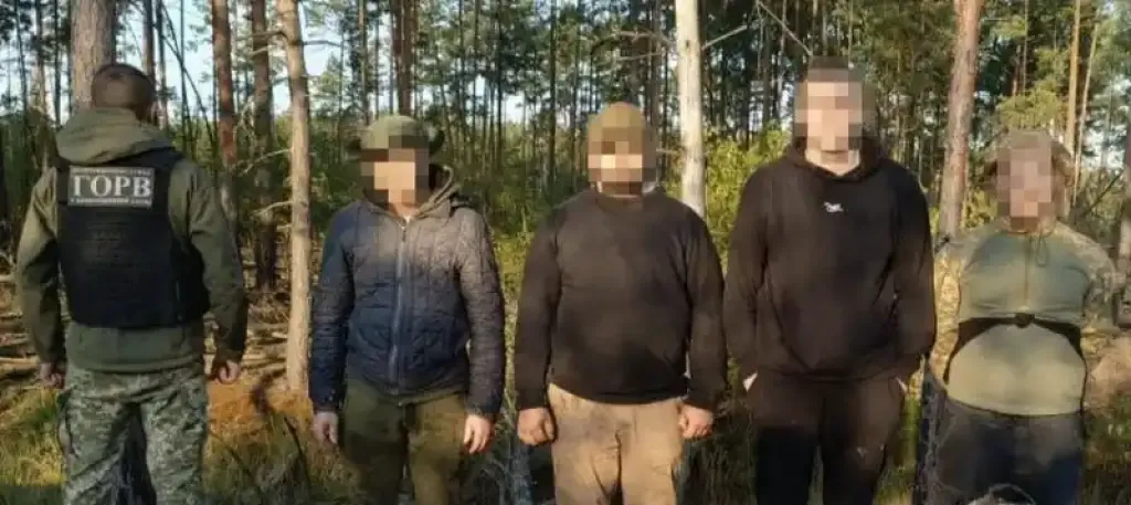 На півночі Житомирщини спіймали чотирьох порушників прикордонного режиму