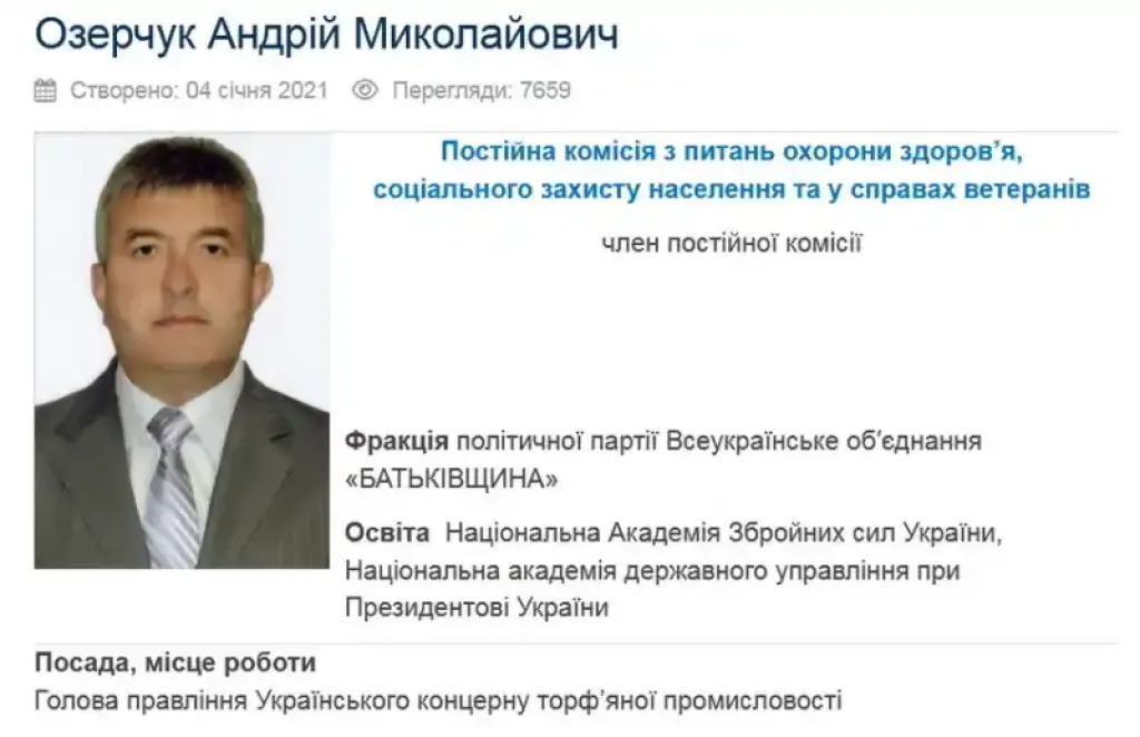 Депутат облради від «Батьківщини» вперше задекларував майно: елітну Toyota Camry вартістю понад півтора мільйона