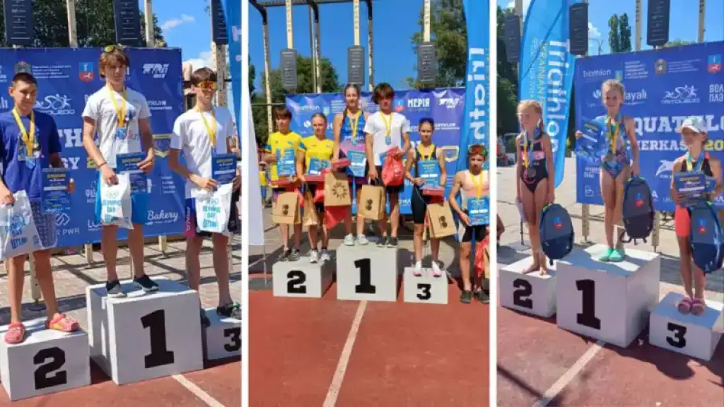 Житомирські спортсмени здобули золото на чемпіонаті України з акватлону та змішаних естафет