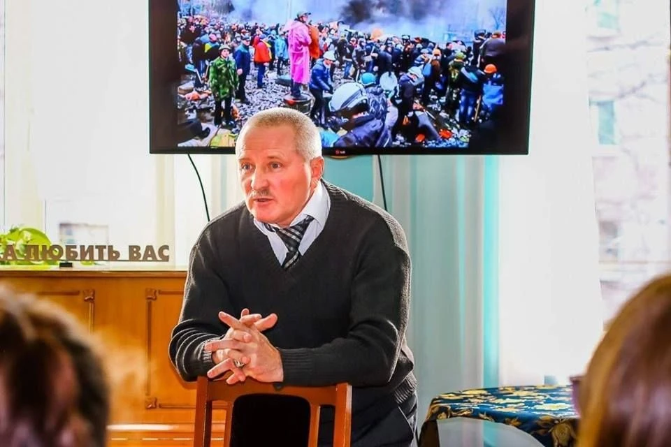 У Житомирі привітали з днем народження письменника Григорія Цимбалюка