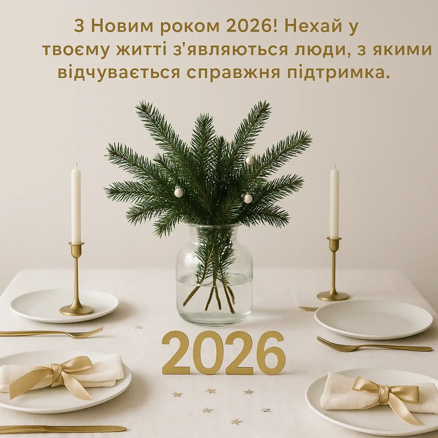 Привітання з новим роком 2026 у прозі