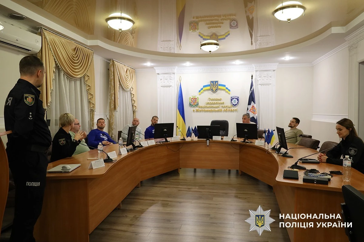 Естонські поліцейські відвідали Житомирщину: практика, технології та спільні проєкти