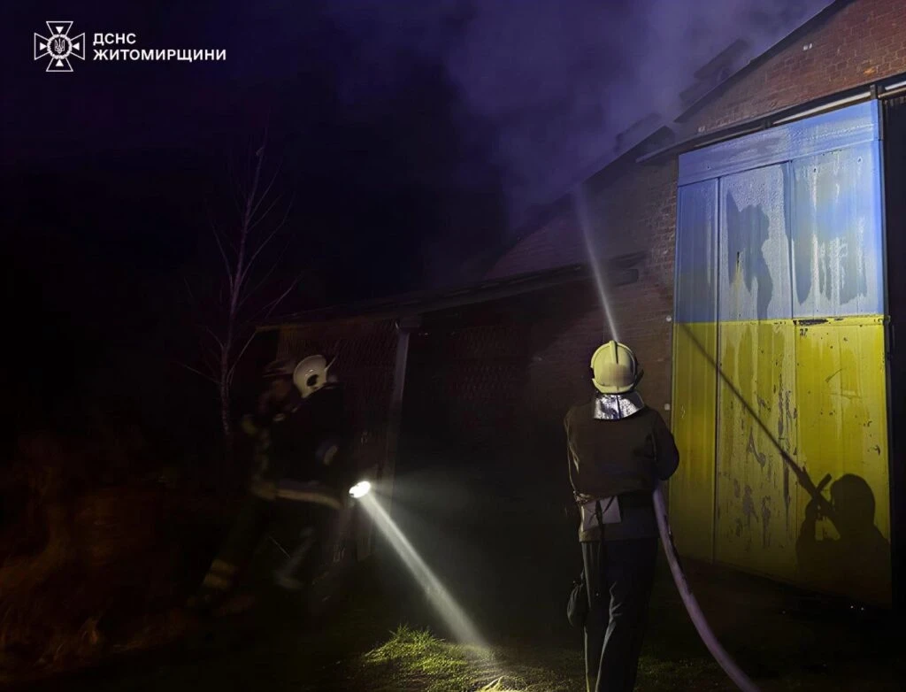 Пожежа у Вишевичах: загорівся цех із виробництва паливних брикетів