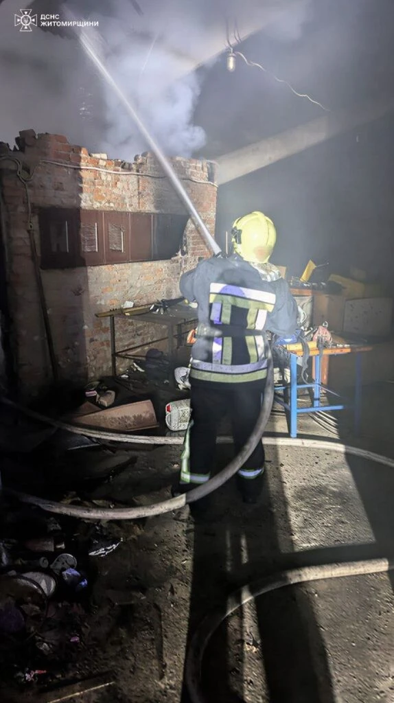 Пожежа у Вишевичах: загорівся цех із виробництва паливних брикетів