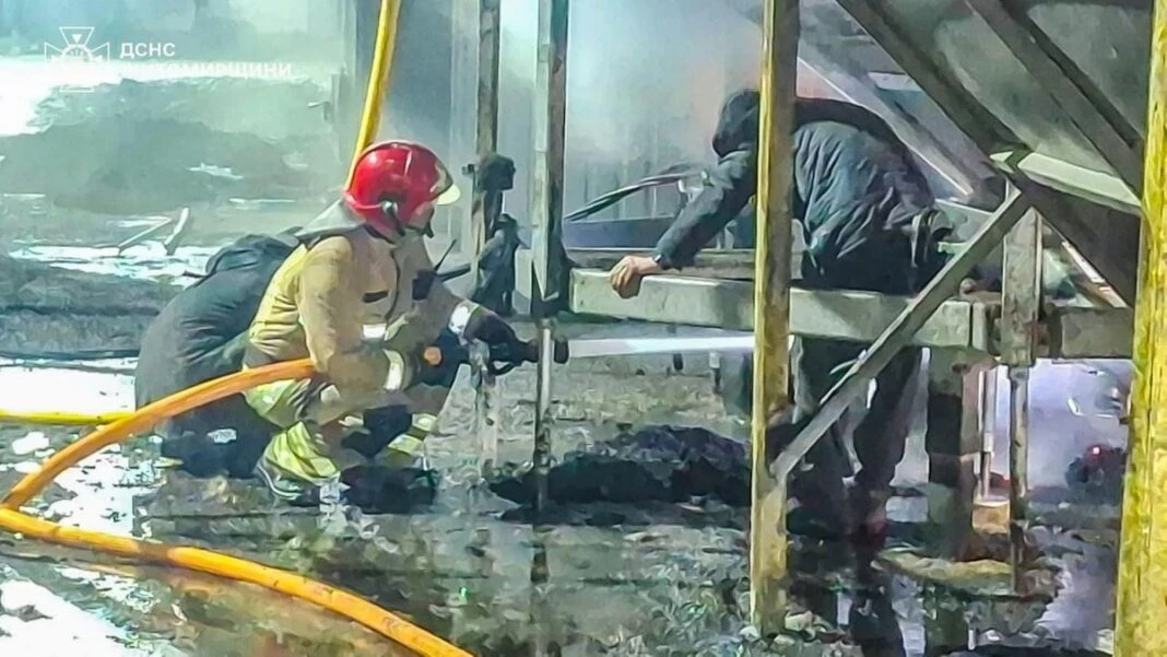Пожежі на зерносушарках: на Житомирщині вогонь знищив тонни насіння