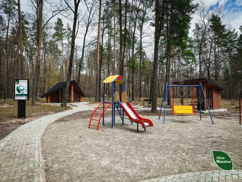Нові локації для відпочинку: у Житомирській області облаштували рекреаційний пункт в Андрушівському лісництві