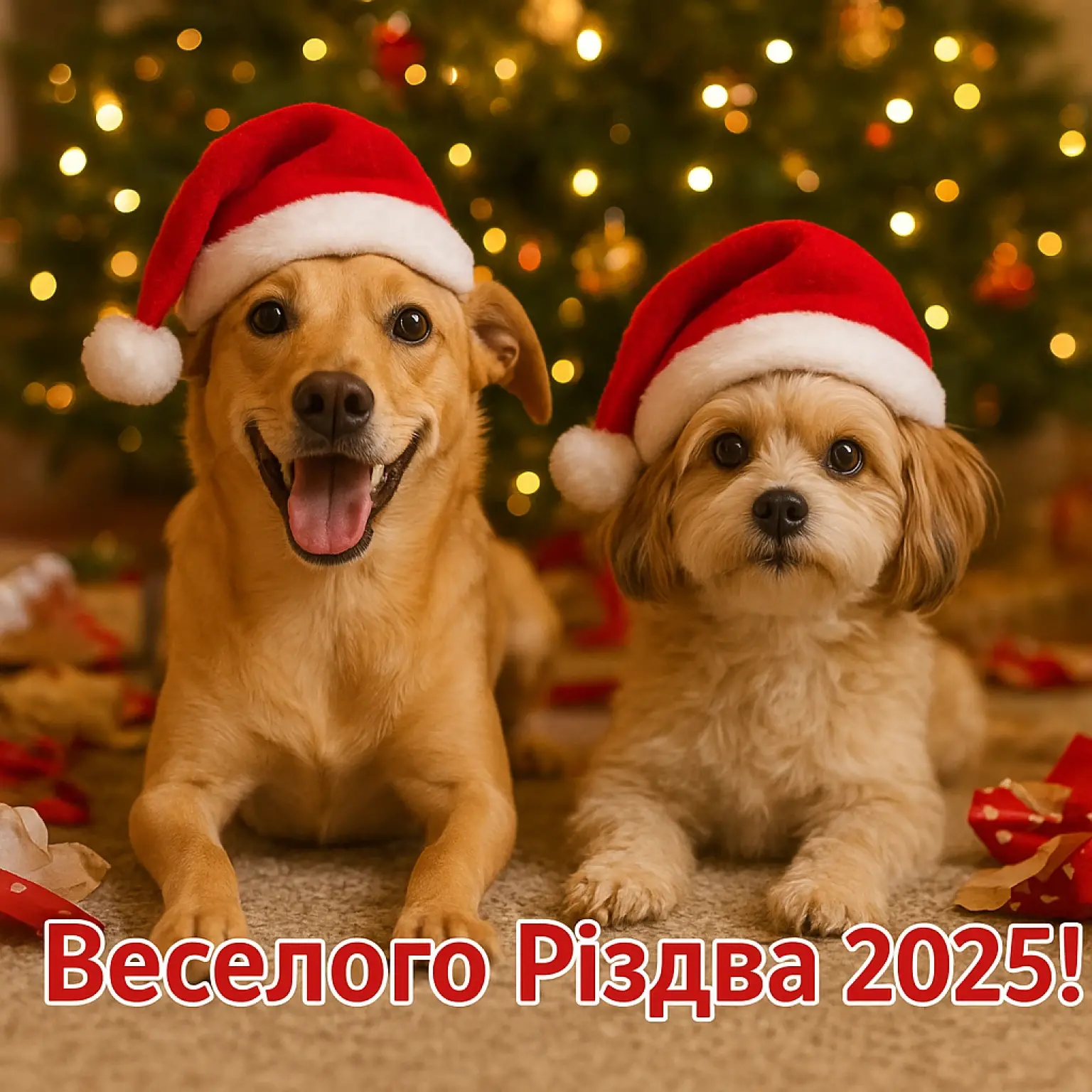 Привітання з різдвом 2025