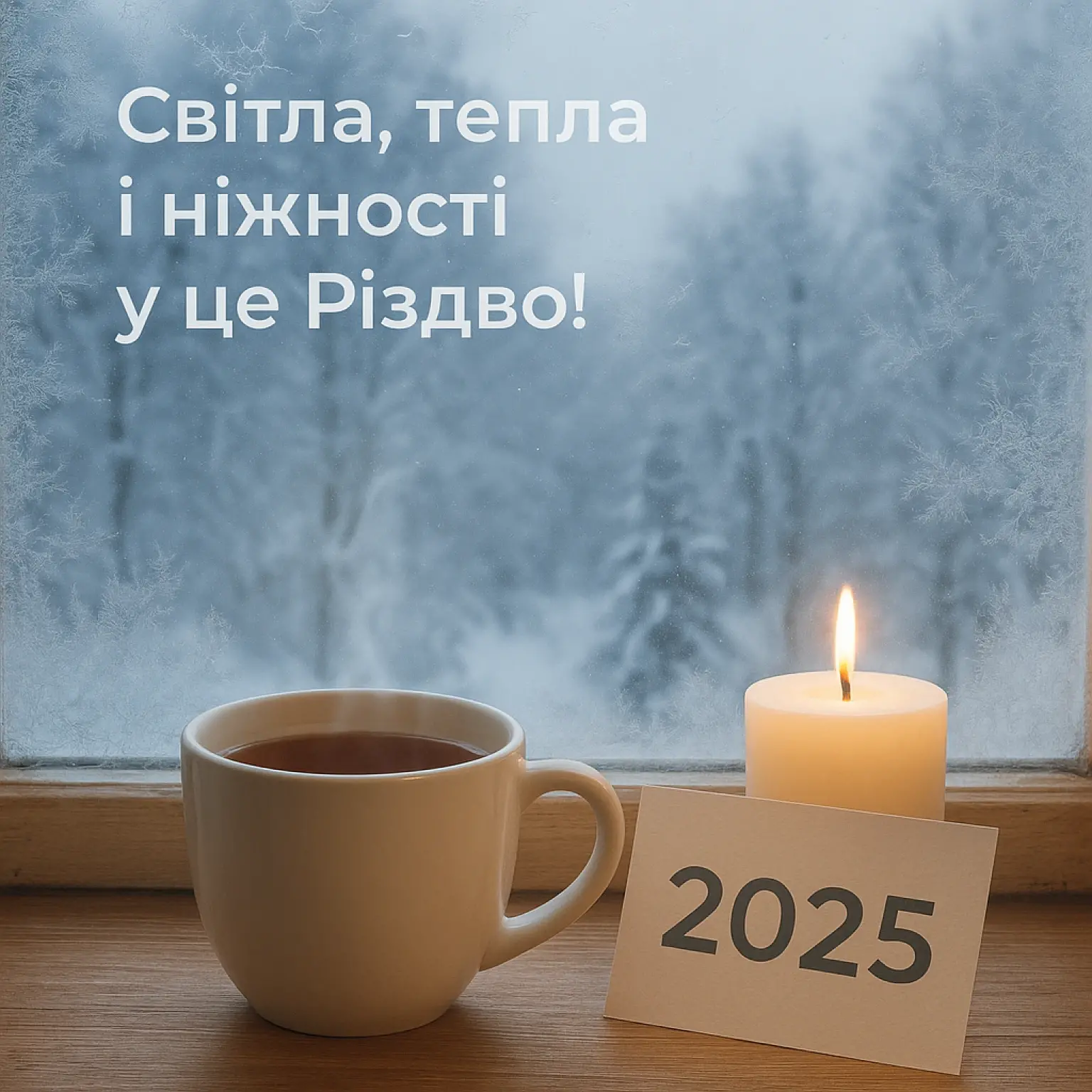 Привітання з різдвом 2025