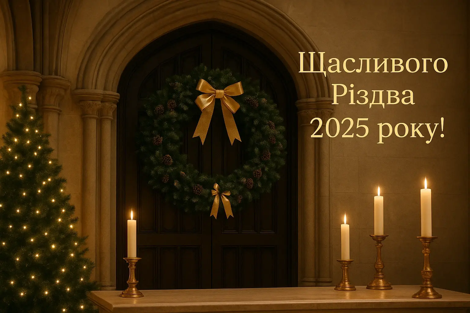 Привітання з різдвом 2025