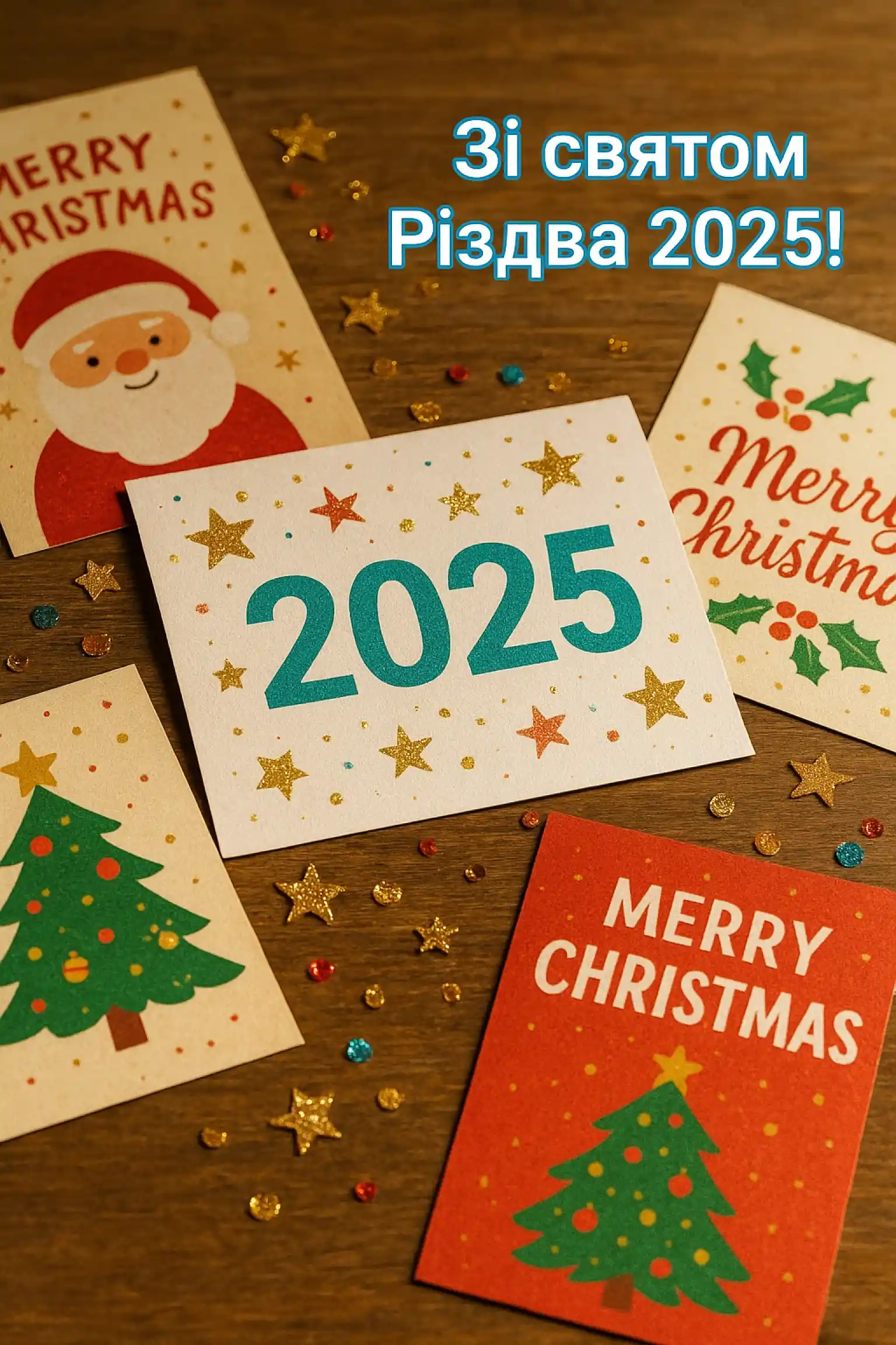 Привітання з різдвом 2025