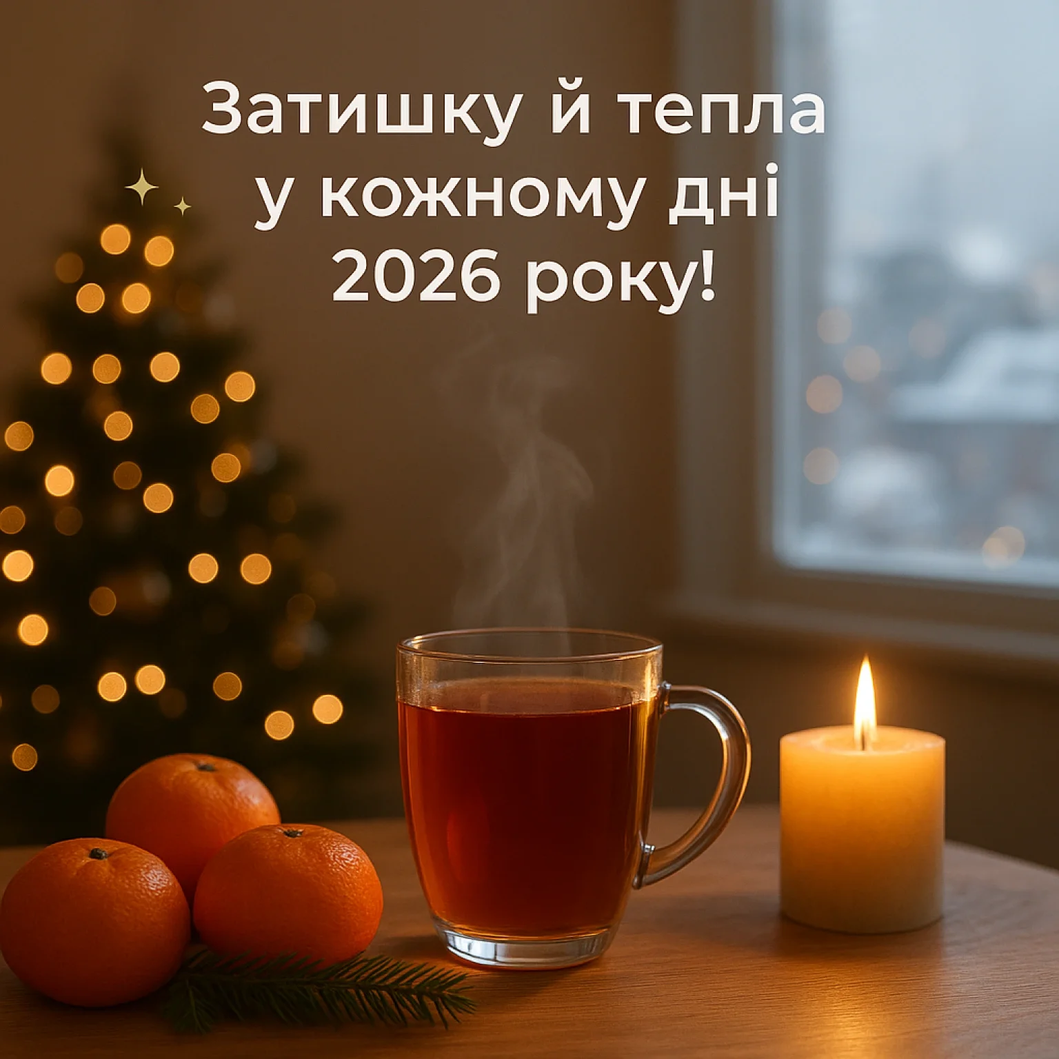 Привітання з прийдешнім новим роком 2026