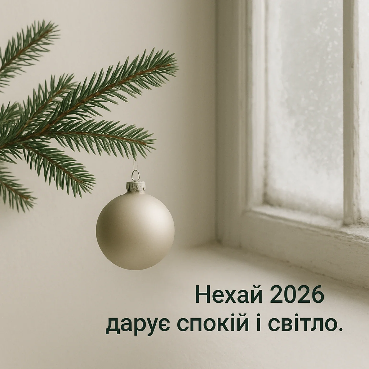 Привітання з прийдешнім новим роком 2026