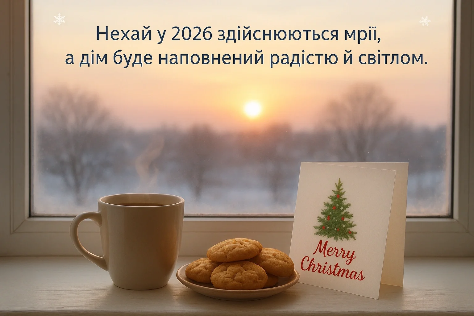 Привітання з прийдешнім новим роком 2026
