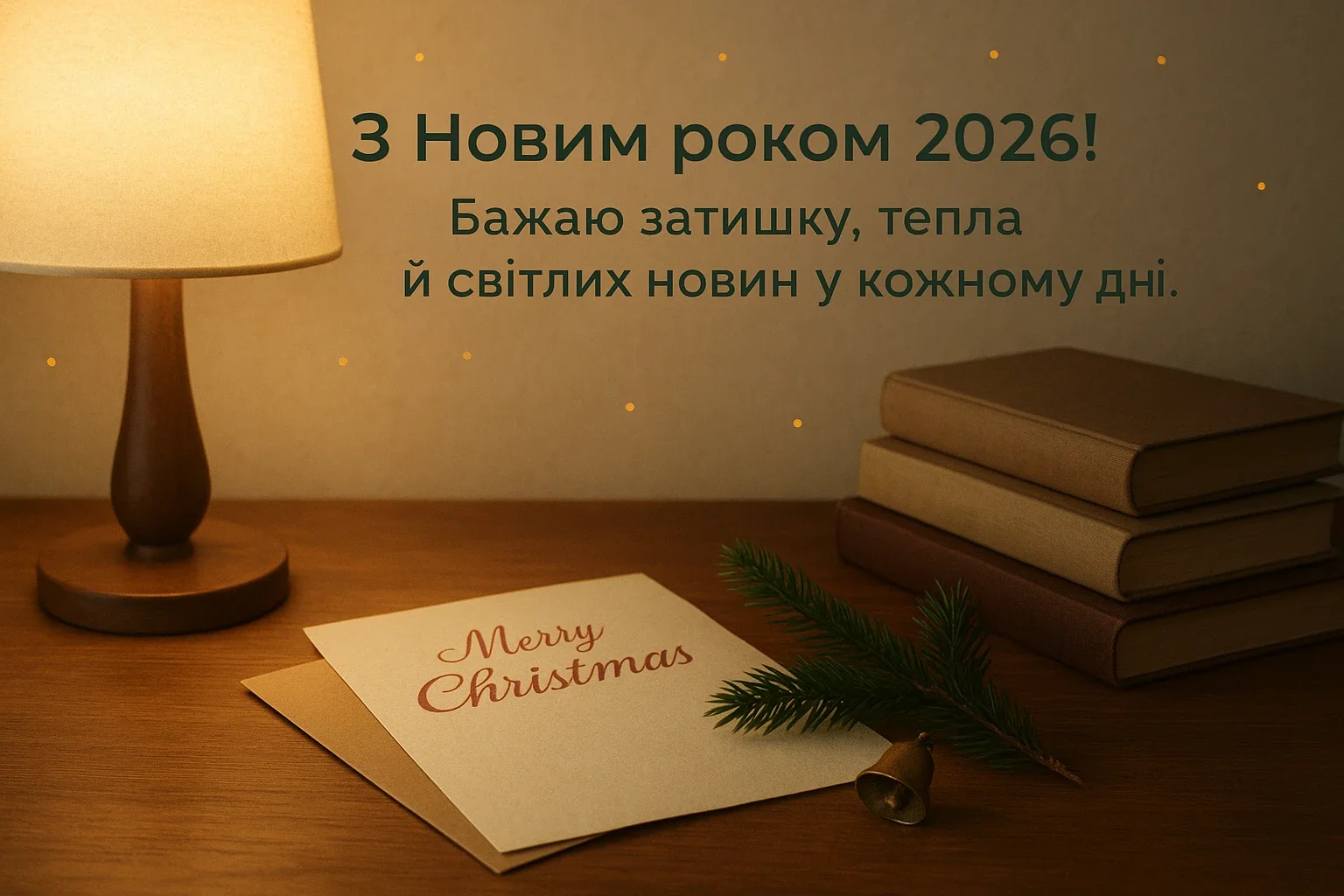 Привітання з прийдешнім новим роком 2026