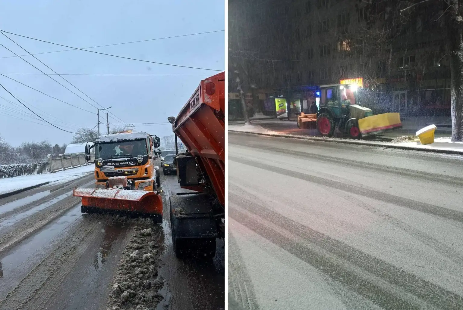 Житомир у заметах: комунальники борються з хуртовиною