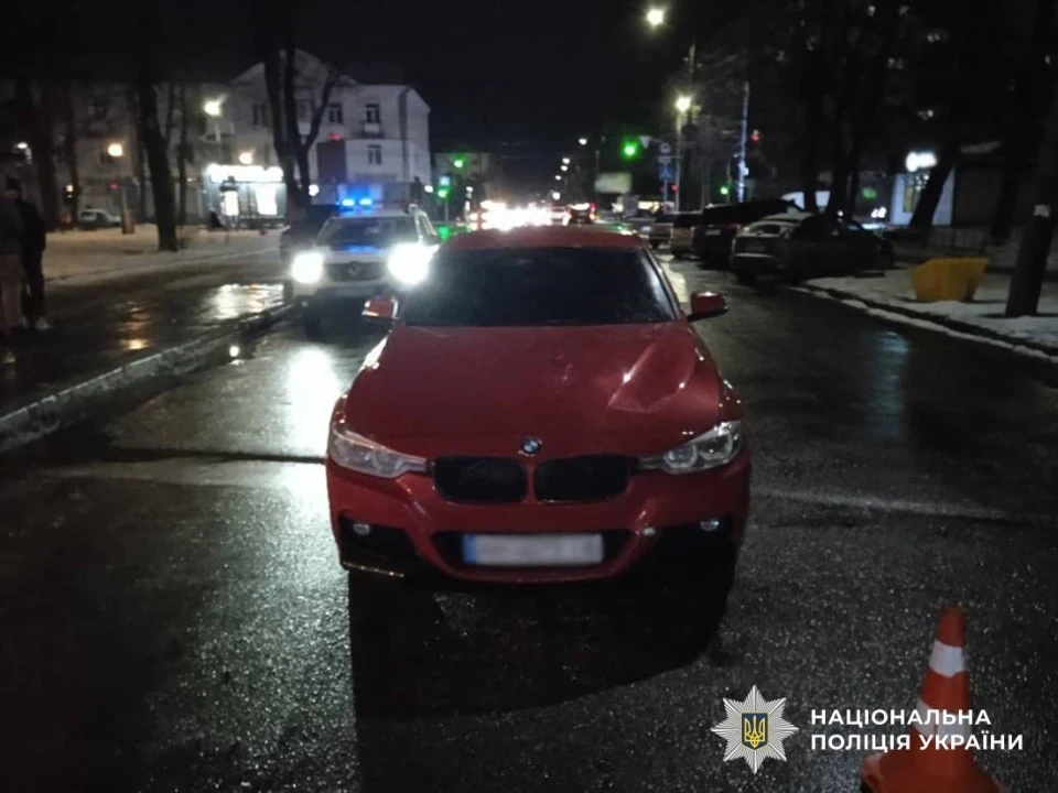 BMW у Житомирі травмував жінку на пішохідному переході