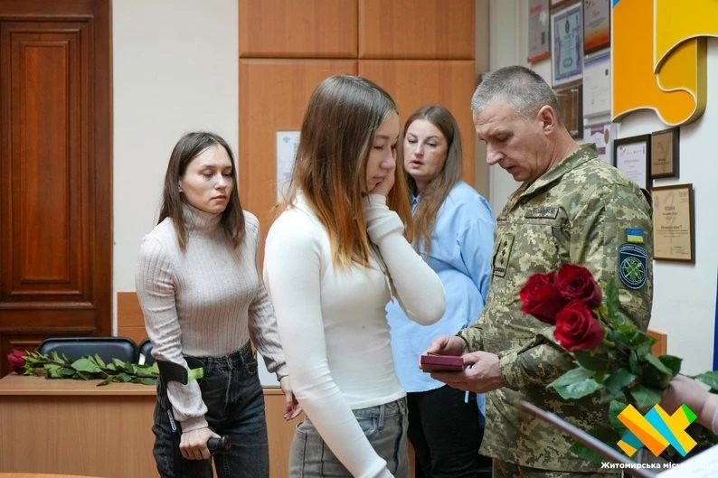 Нагороди, що повертаються додому: у Житомирі вшанували пам’ять полеглих захисників
