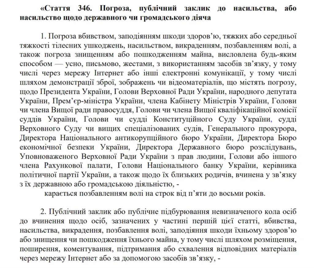 Погрози чиновникам у соцмережах можуть стати криміналом: у Раді зареєстрували законопроєкт