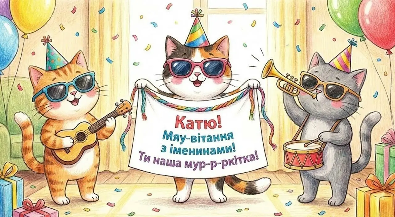 Привітання з днем янгола для Катерини