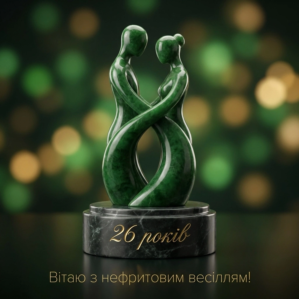 нефритове весілля 26 років весілля привітання