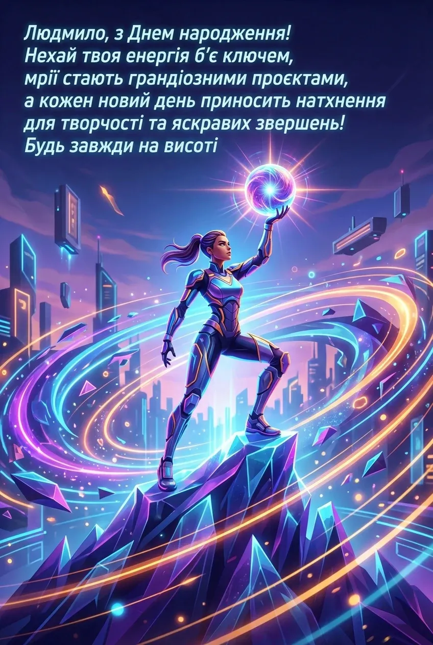 людмила з днем народження картинки