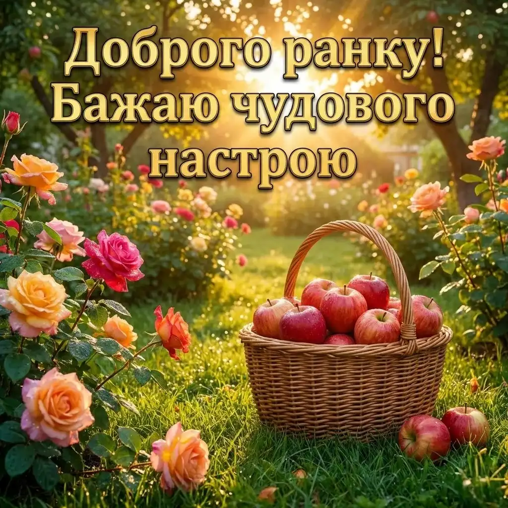 Доброго ранку та чудового настрою: душевні побажання, картинки та листівки для гарного дня