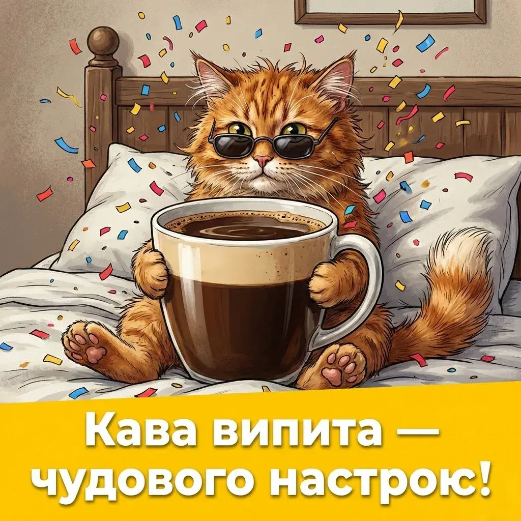 Доброго ранку та чудового настрою: душевні побажання, картинки та листівки для гарного дня