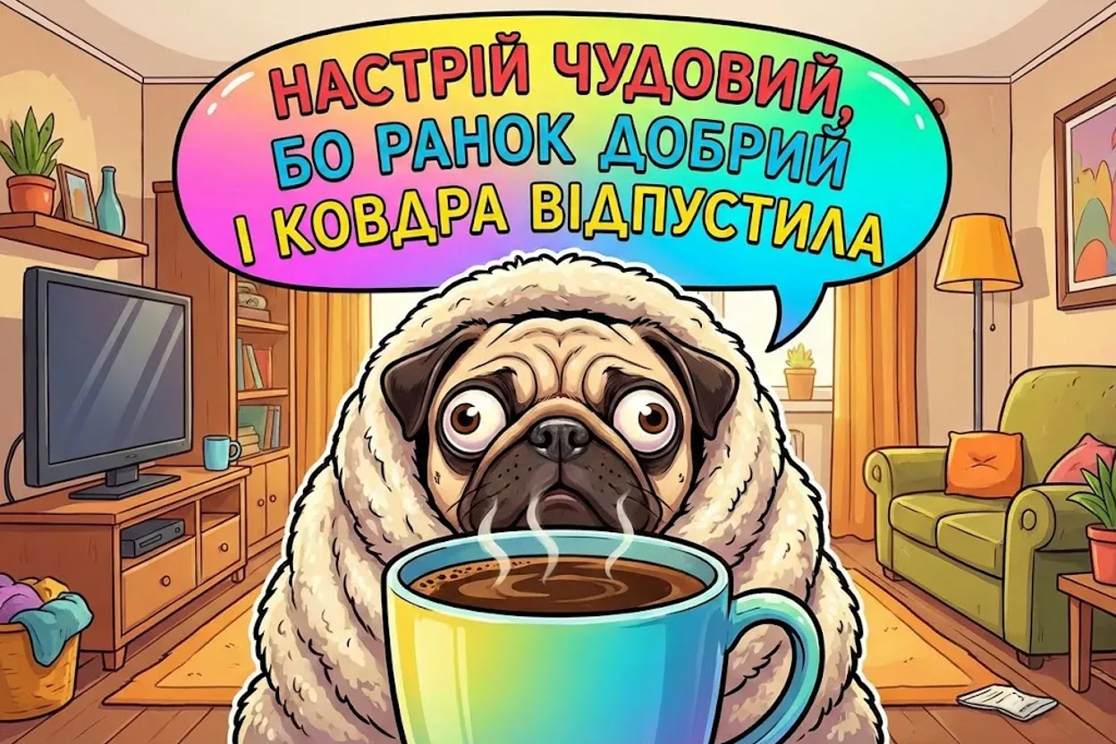 Доброго ранку та чудового настрою: душевні побажання, картинки та листівки для гарного дня
