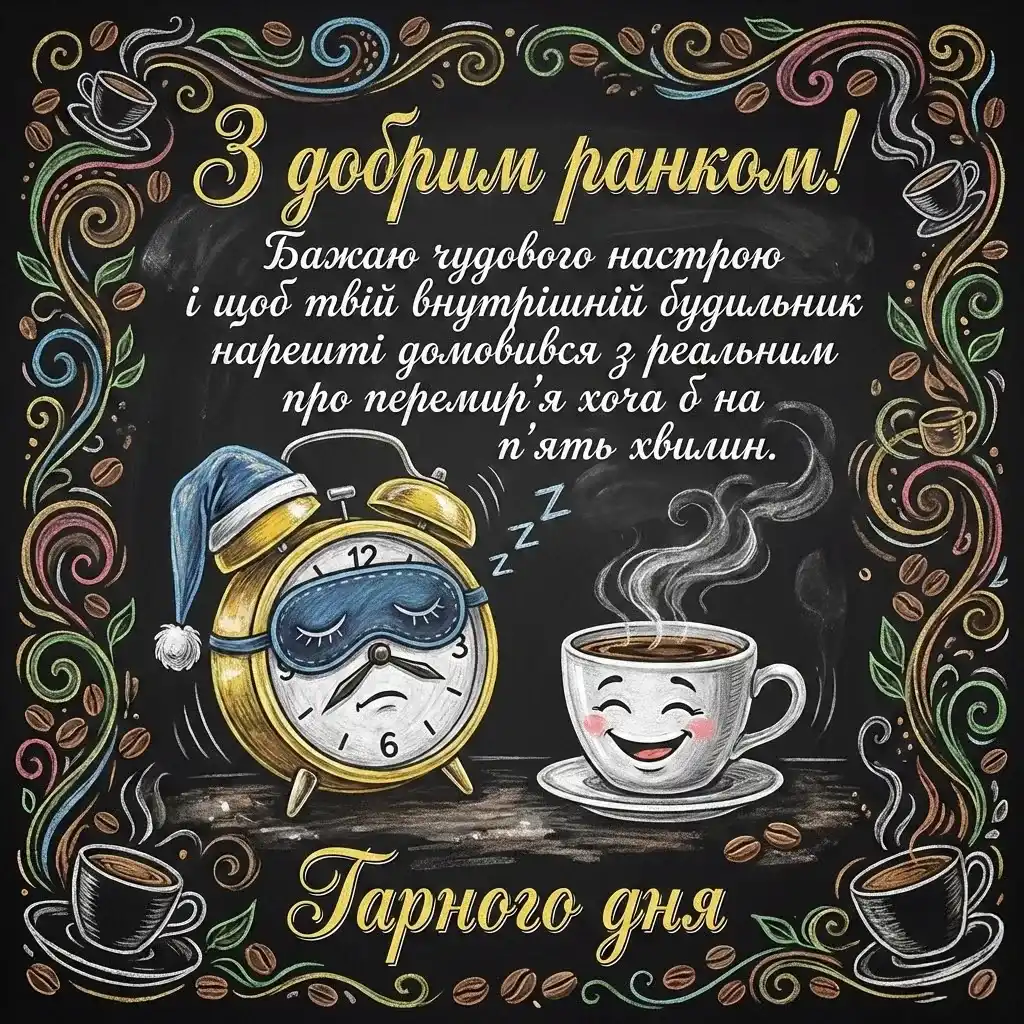 Доброго ранку та чудового настрою: душевні побажання, картинки та листівки для гарного дня