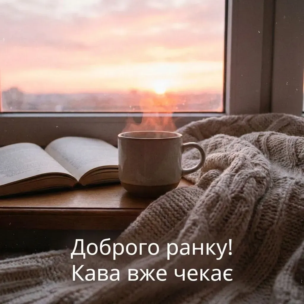 Вітання з добрим ранком: душевні листівки та картинки для гарного настрою