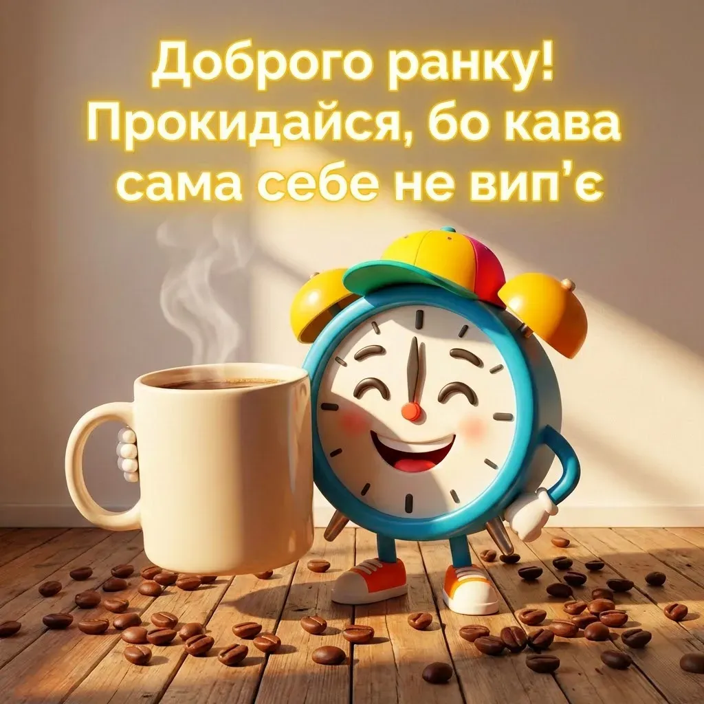 Вітання з добрим ранком: душевні листівки та картинки для гарного настрою
