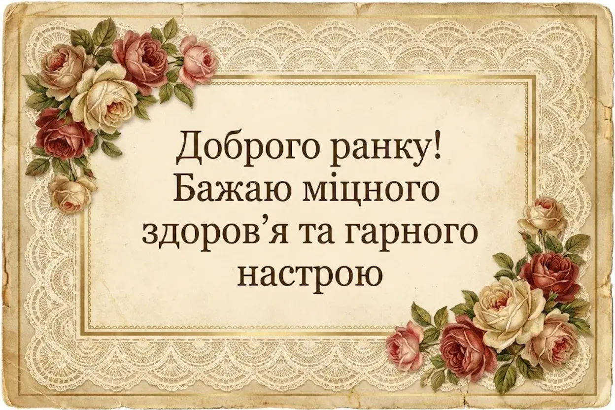 Вітання з добрим ранком: душевні листівки та картинки для гарного настрою