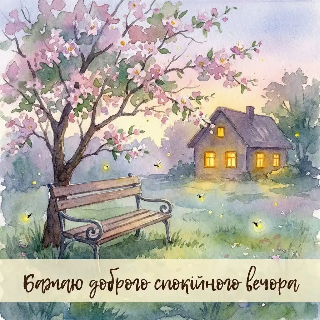 Доброго спокійного вечора: найкращі картинки та душевні листівки для затишного настрою