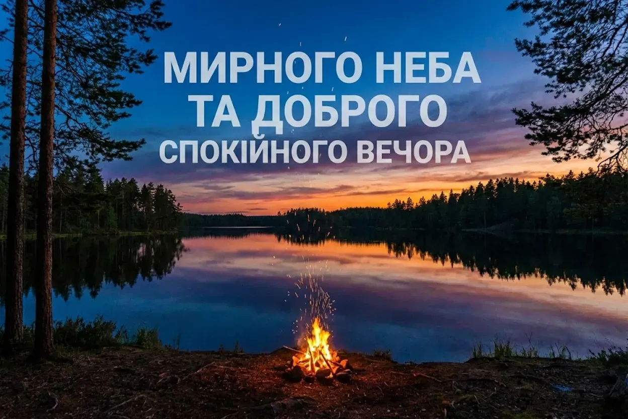 Доброго спокійного вечора: найкращі картинки та душевні листівки для затишного настрою