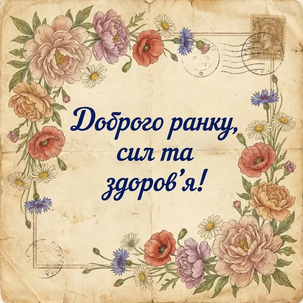 Доброго ранку, міцного здоров’я: душевні листівки та щирі побажання для енергійного дня