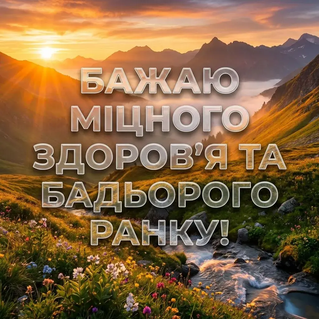Доброго ранку, міцного здоров’я: душевні листівки та щирі побажання для енергійного дня