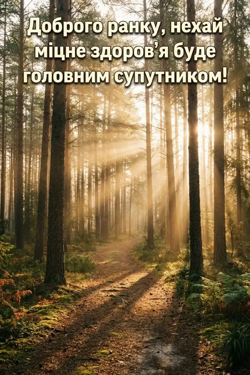 Доброго ранку, міцного здоров’я: душевні листівки та щирі побажання для енергійного дня