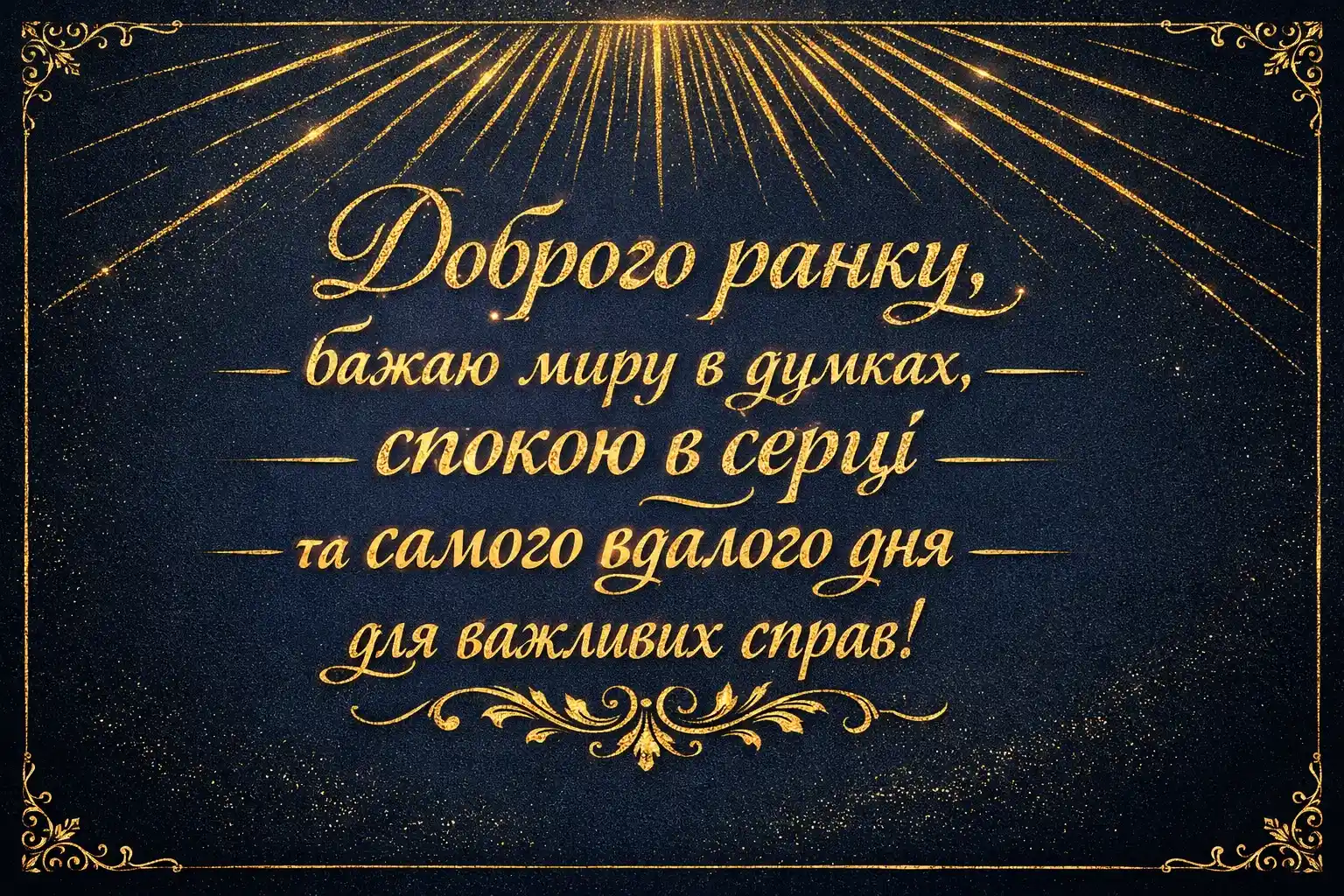 Гарне побажання доброго ранку: душевні листівки та теплі слова для особливого настрою