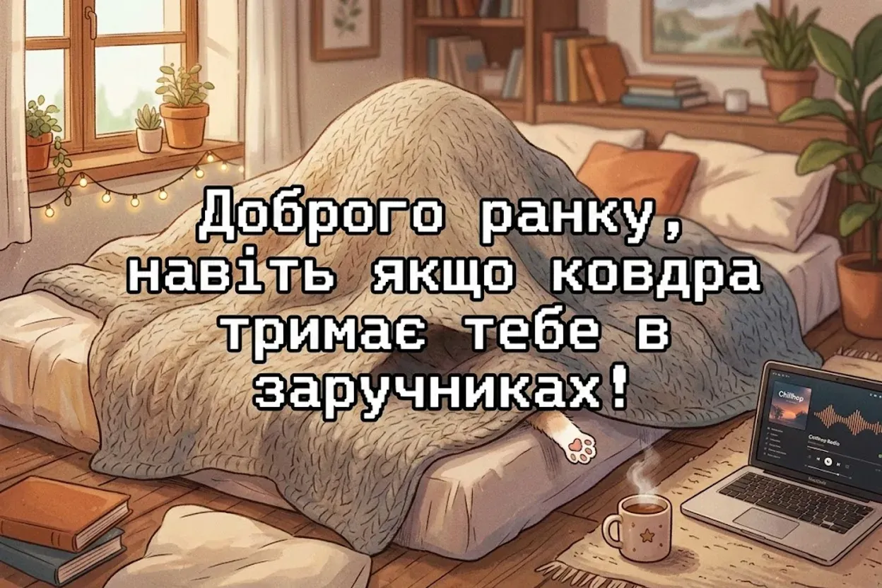 Гарне побажання доброго ранку: душевні листівки та теплі слова для особливого настрою