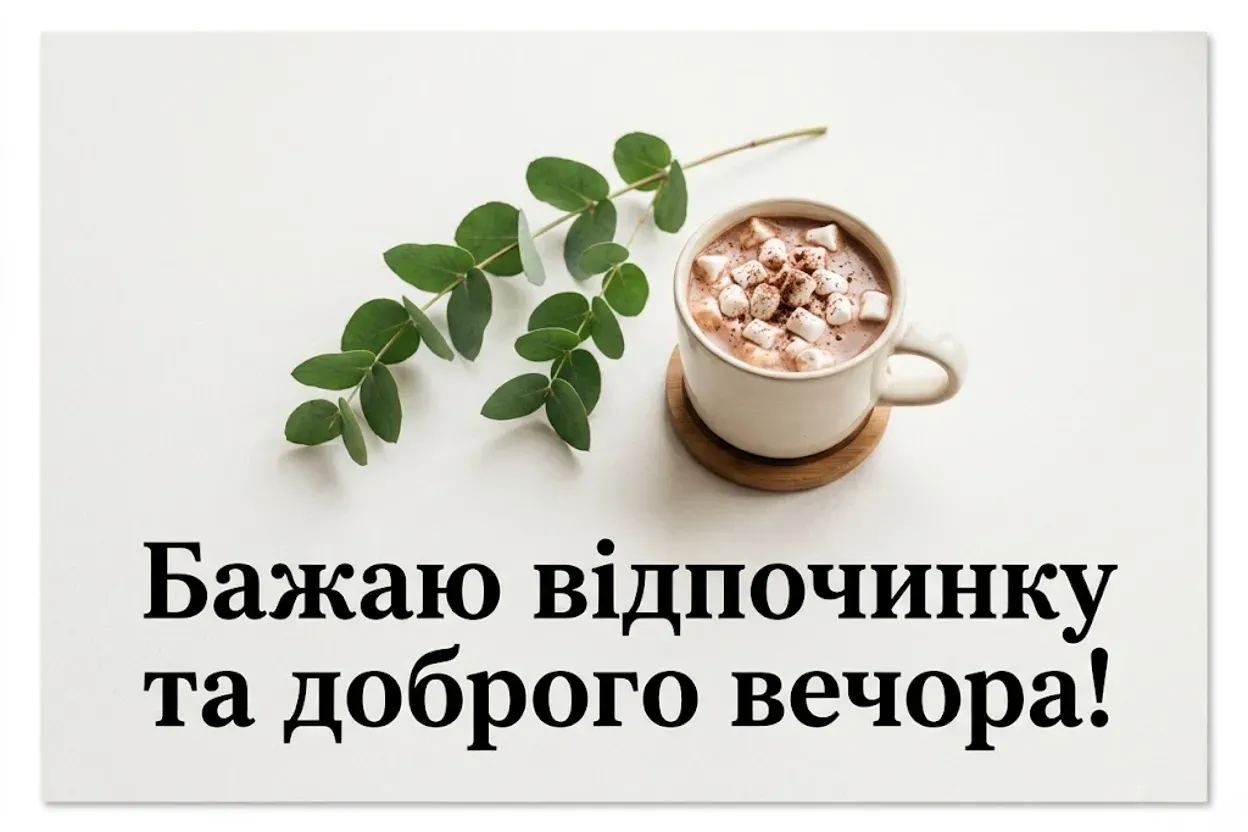 Доброго вечора в картинках: душевна добірка листівок для затишного настрою