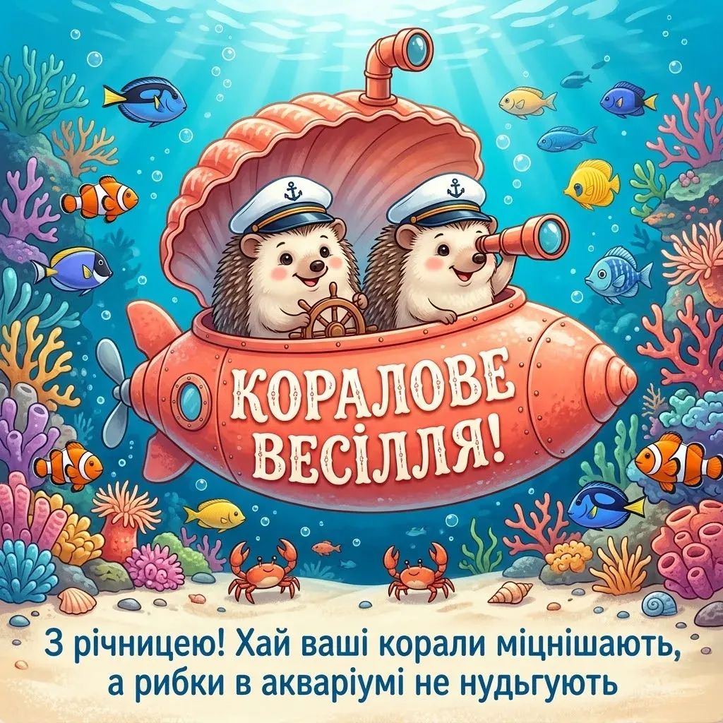 35 років спільного життя: привітання з кораловим ювілеєм для найрідніших