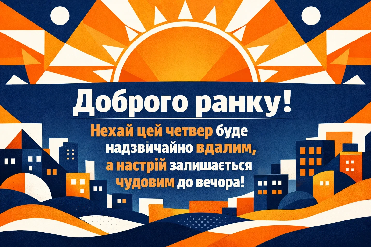 Вдалого четверга та доброго ранку: душевні листівки для гарного настрою