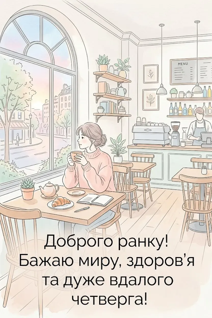 Вдалого четверга та доброго ранку: душевні листівки для гарного настрою