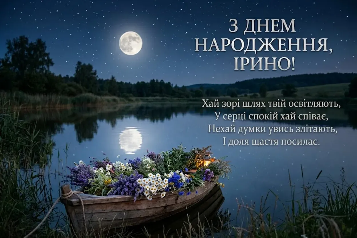 Особливі слова для Ірини: привітання, що дарують усмішку