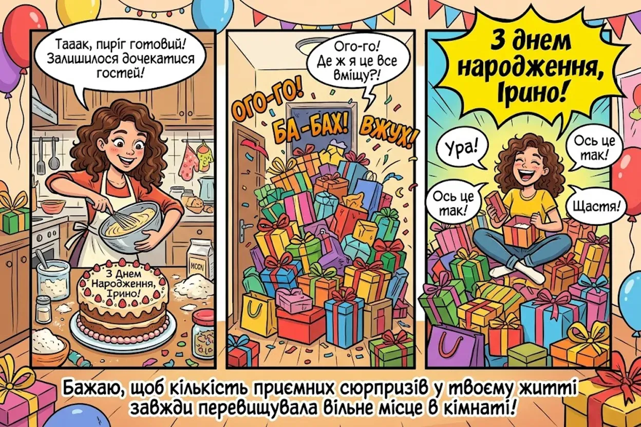 Особливі слова для Ірини: привітання, що дарують усмішку