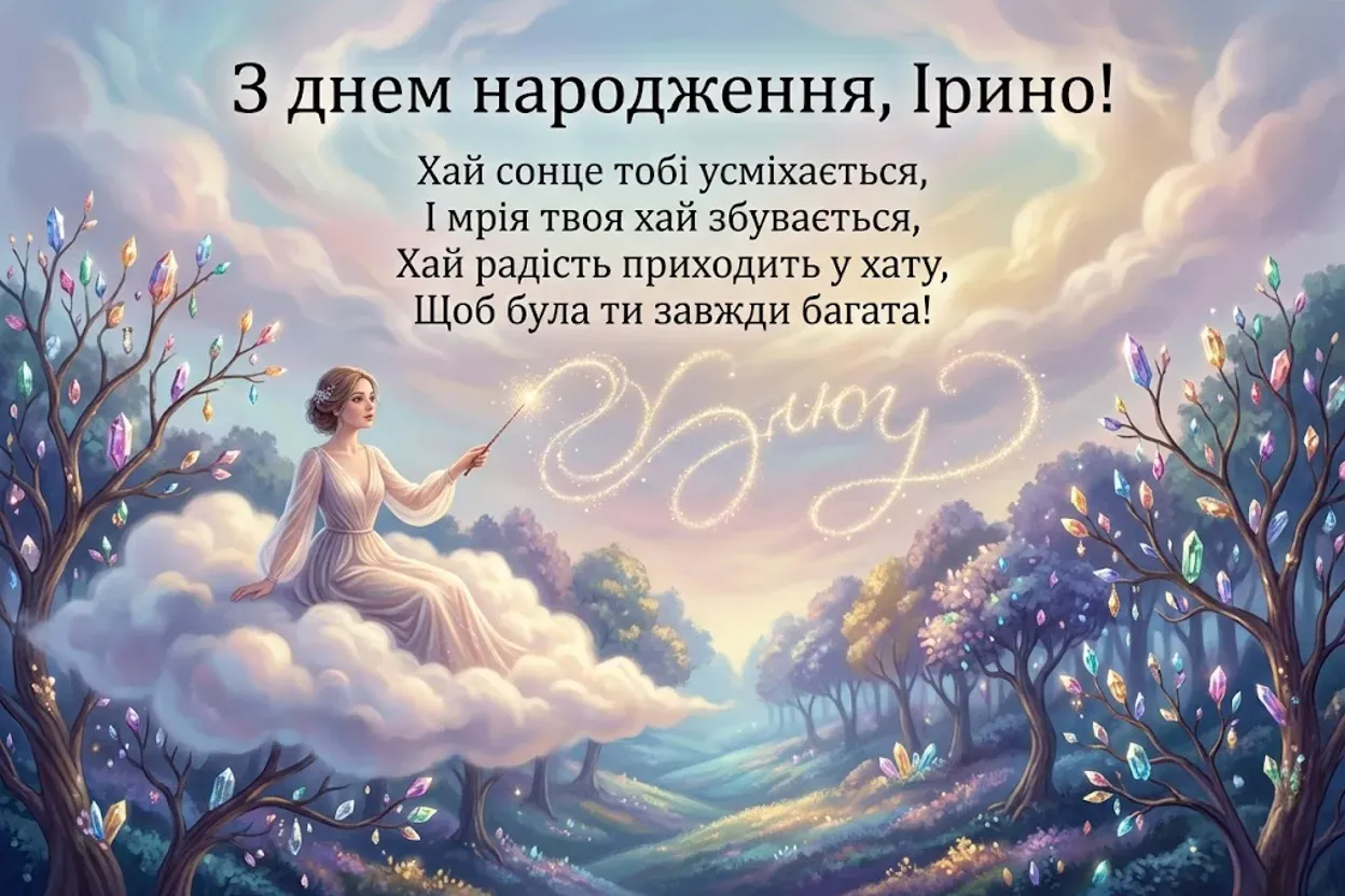 Особливі слова для Ірини: привітання, що дарують усмішку