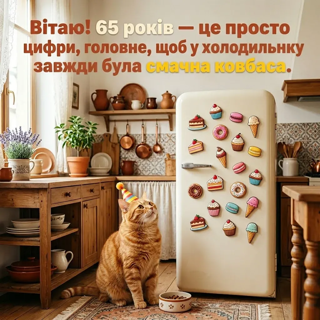 З днем народження 65 років: святкові привітання для чарівної ювілярки
