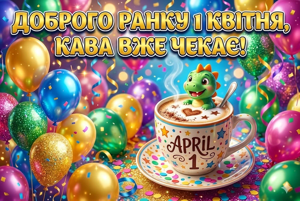 Доброго ранку 1 квітня: прикольні картинки та найтепліші побажання до Дня сміху