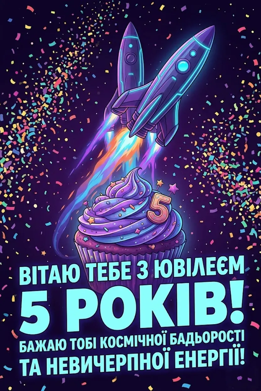 Що побажати дитині на 5 років: ідеї для листівок та святкових промов