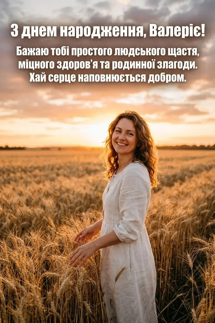 З днем народження, Валеріє: зворушливі побажання для коханої, подруги та колеги
